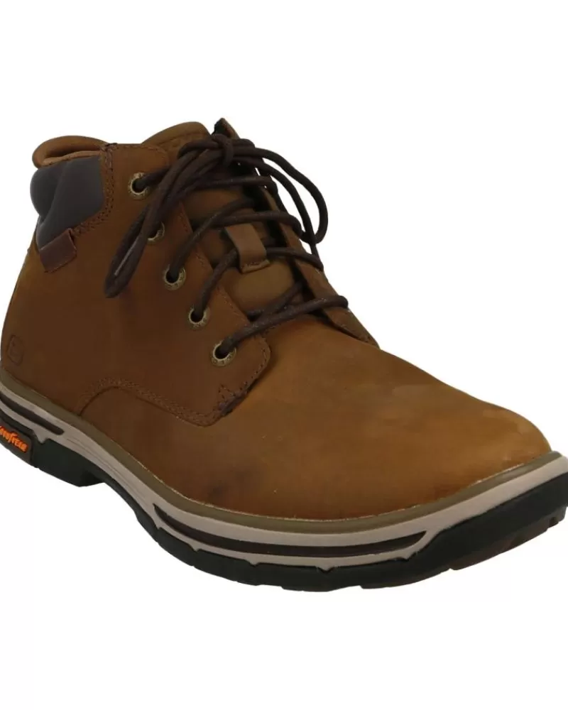 Man SKECHERS Man Mid Boots Botas Segment 2 0 Brogden Brown