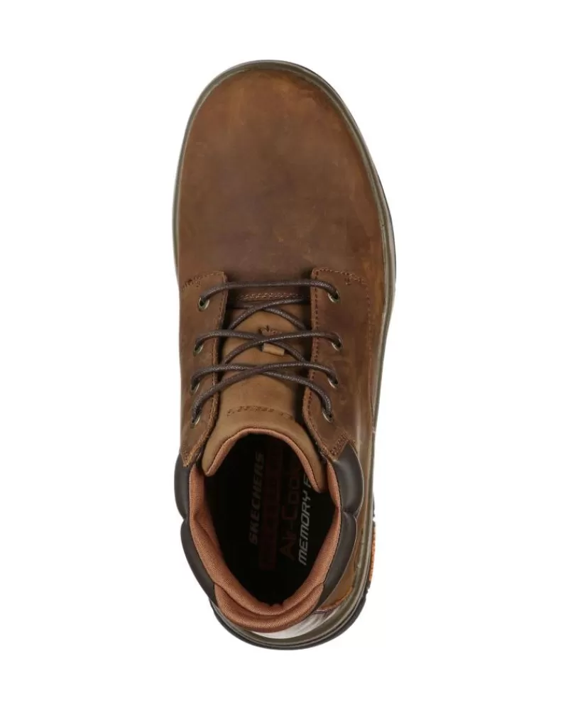 Man SKECHERS Man Mid Boots Botas Segment 2 0 Brogden Brown