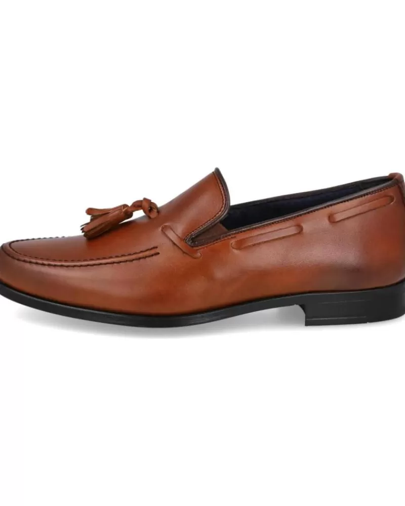 Man BAERCHI Man Mocasines 1152 Zapatos Castellanos Hombre Cuero