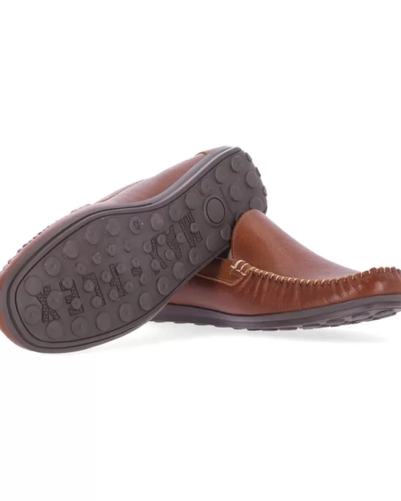Man CHIKA10 Man Mocasines Driver 1860 Cuero-Tan