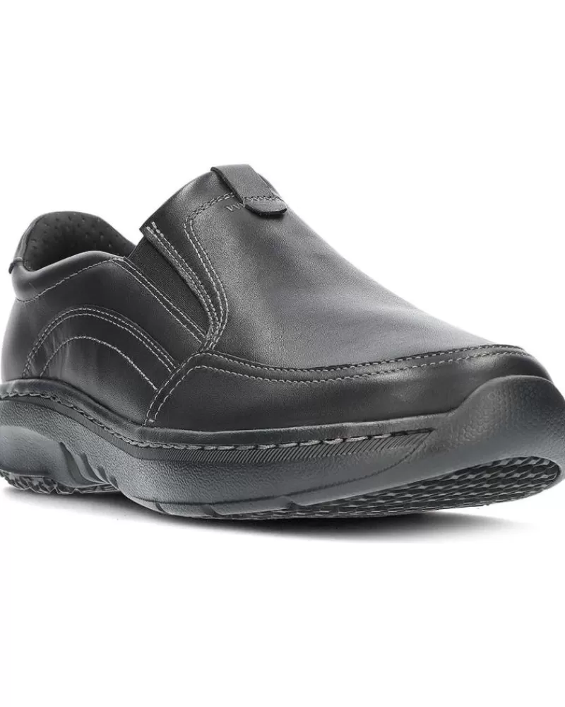 Man CLARKS Man Mocasines Mocasin Pro Step Leather Negro
