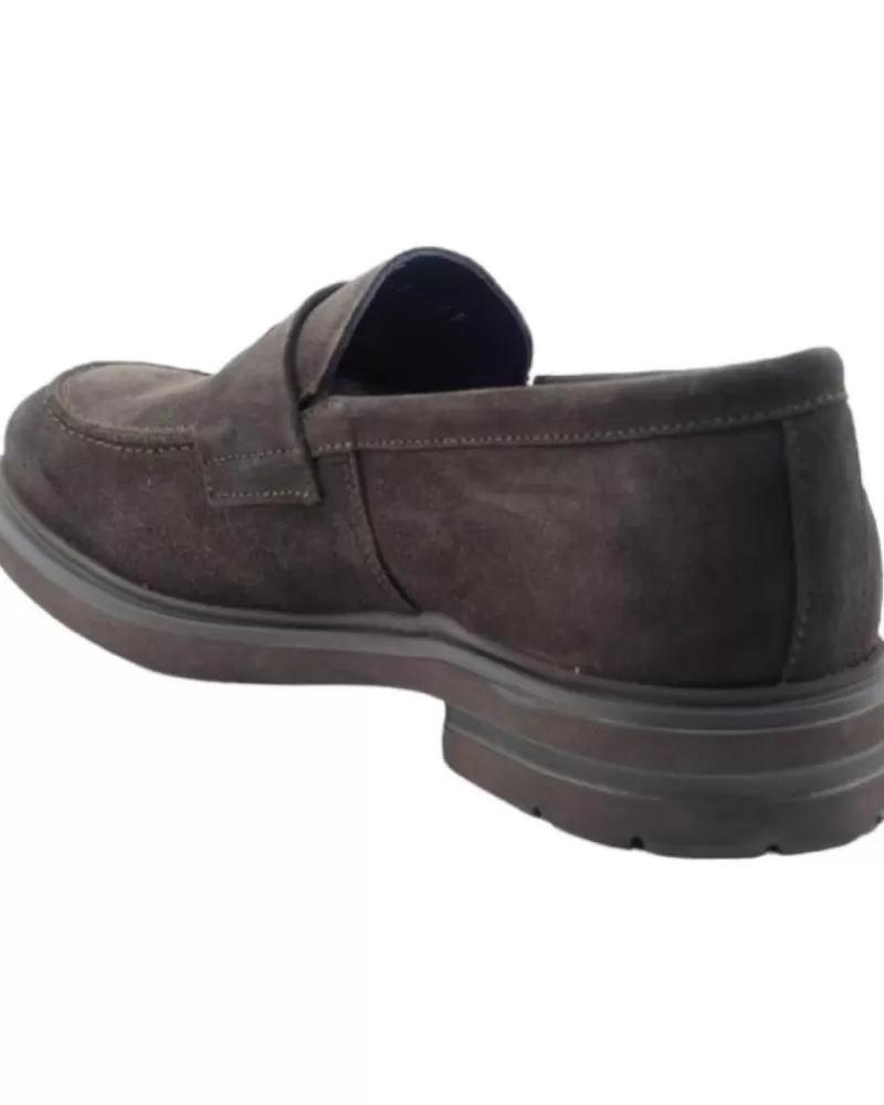 Man FLUCHOS Man Mocasines Belgas F0633 Derbies Piel Afelpado Cafe Afelpado Cafe