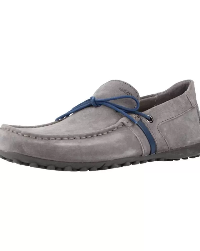 Man GEOX Man Mocasines Uomo Snake Gris