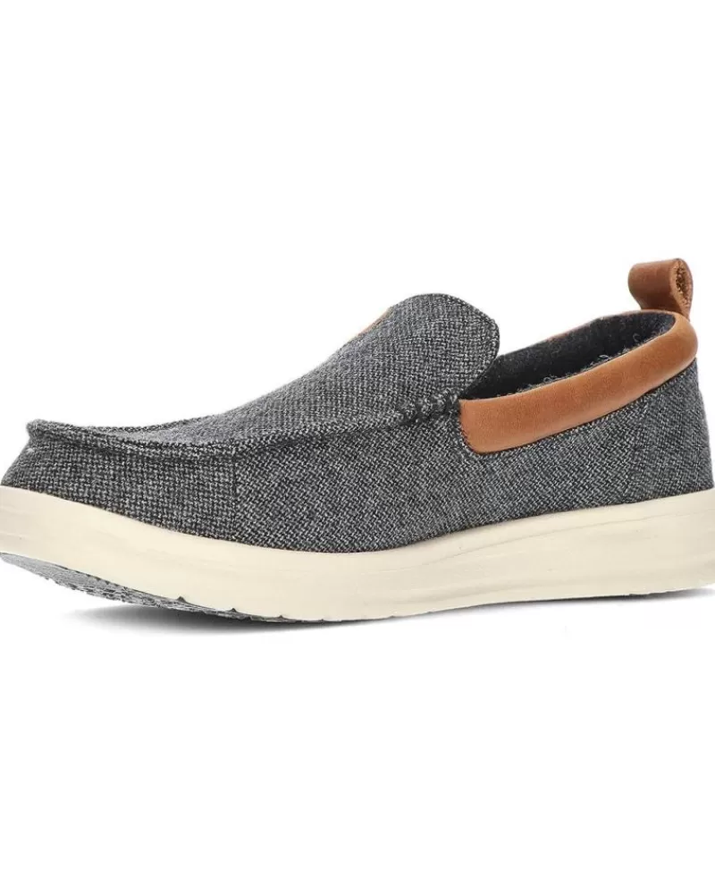 Man HEY DUDE Man Mocasines Mocasines Dude Wally Grip Moc Wool Charcoal