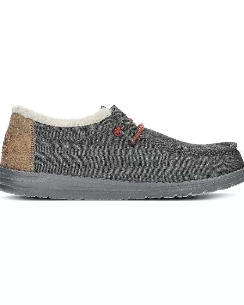 Man HEY DUDE Man Mocasines Mocasines Dude Wally Shell Black