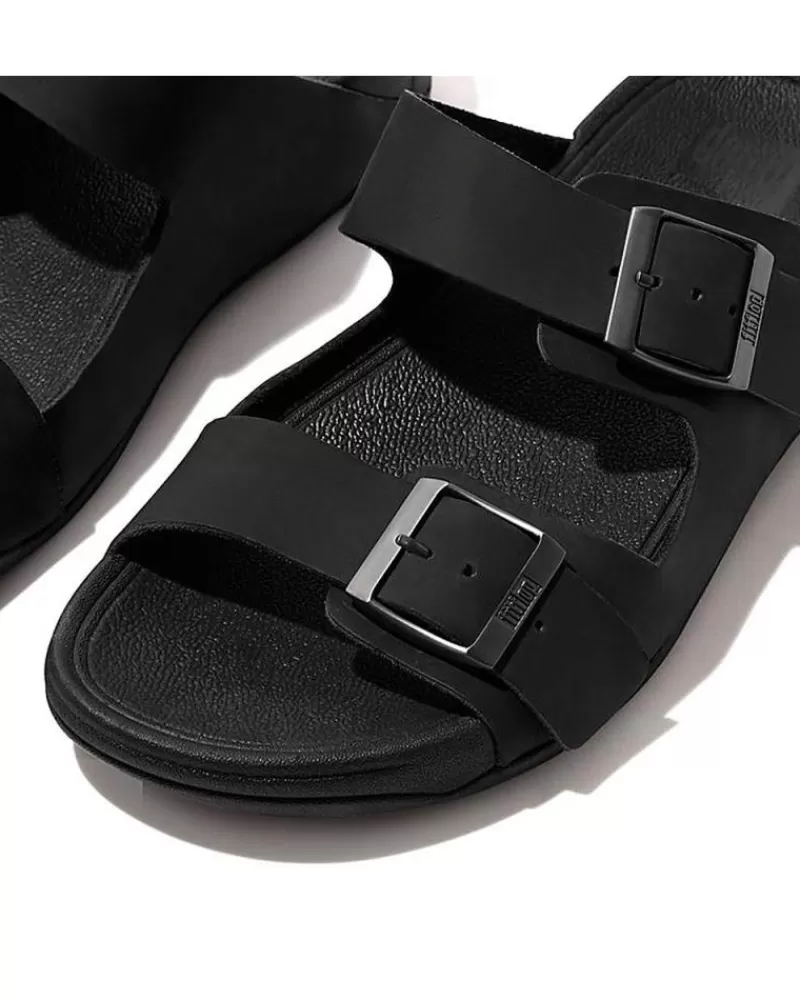 Man FITFLOP Man Sandals Sandalias Gd2 Gogh Moc Buckle Lth Slides Black