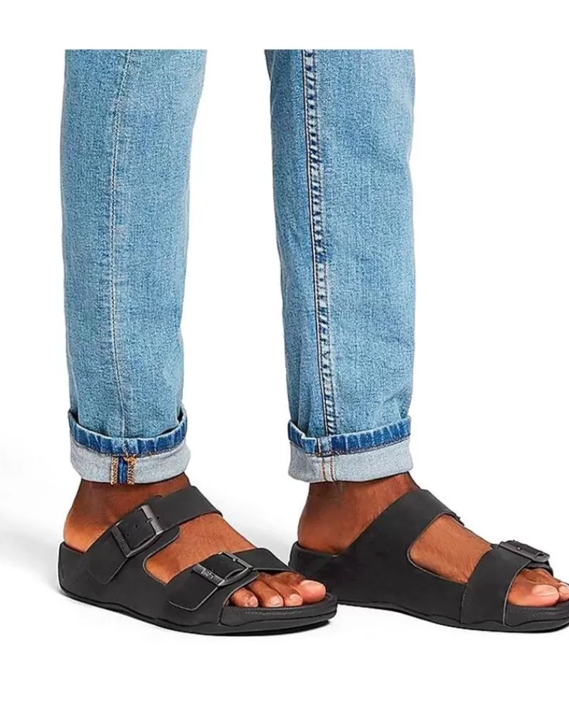 Man FITFLOP Man Sandals Sandalias Gd2 Gogh Moc Buckle Lth Slides Black