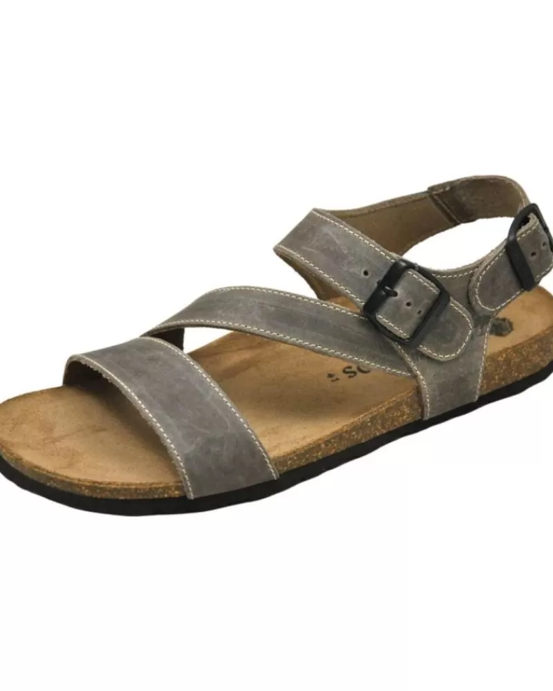 Man INTERBIOS Man Sandals Inter-Bios - Sandalia De Piel Bio Con Cuna Para Hombre Mod Pardo