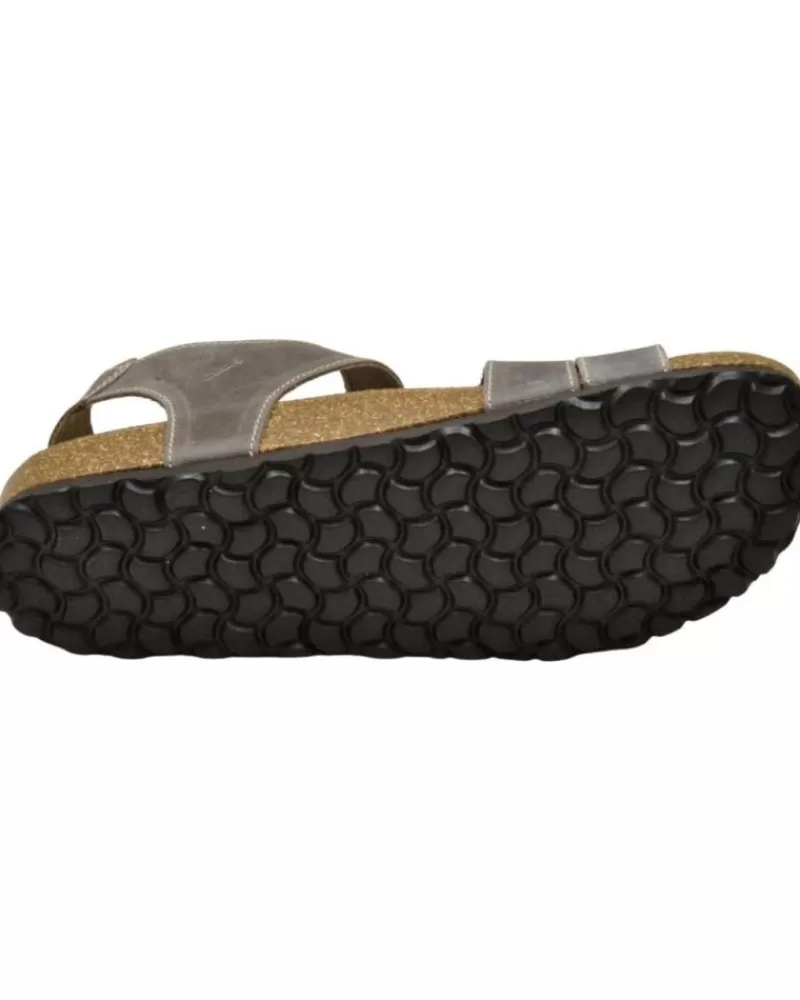 Man INTERBIOS Man Sandals Inter-Bios - Sandalia De Piel Bio Con Cuna Para Hombre Mod Pardo
