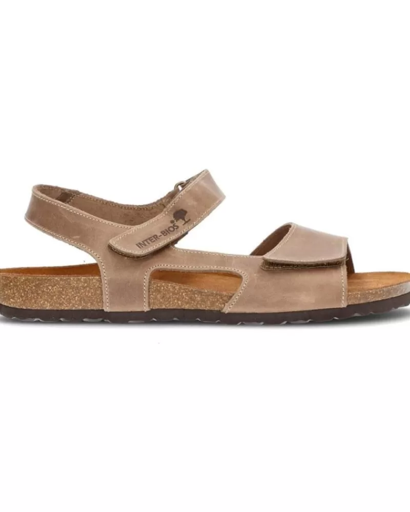 Man INTERBIOS Man Sandals Sandalia Comoda Hombre Nautilus Pardo