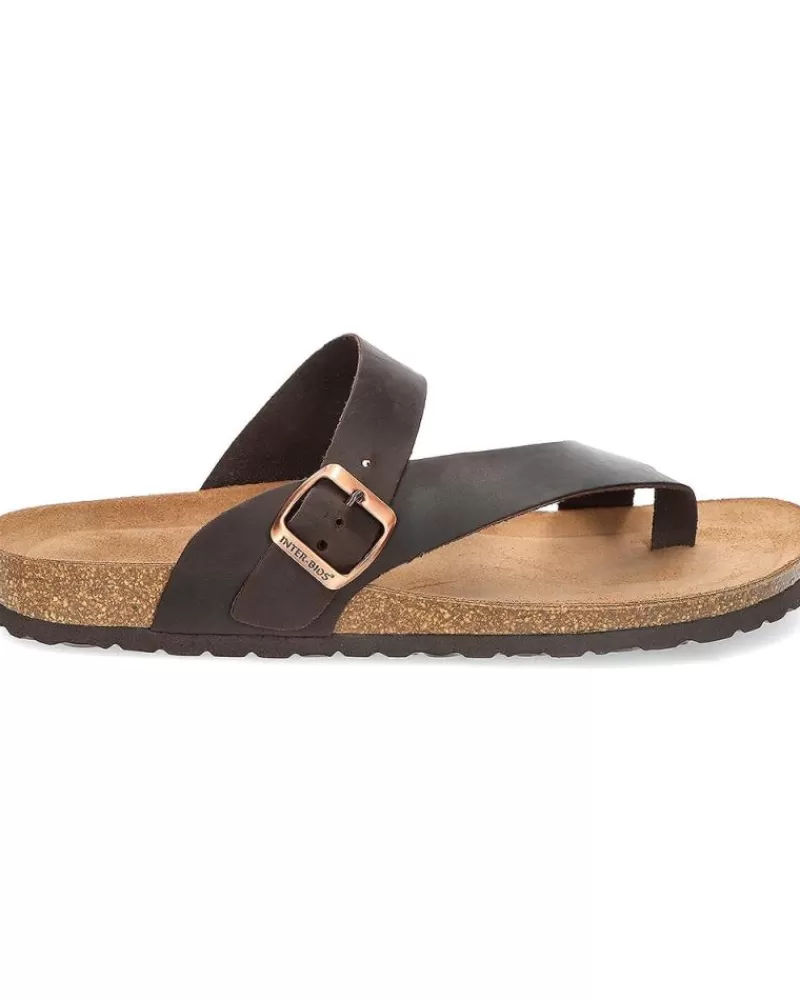 Man INTERBIOS Man Sandals Sandalias Crazy Casual Mokacobre