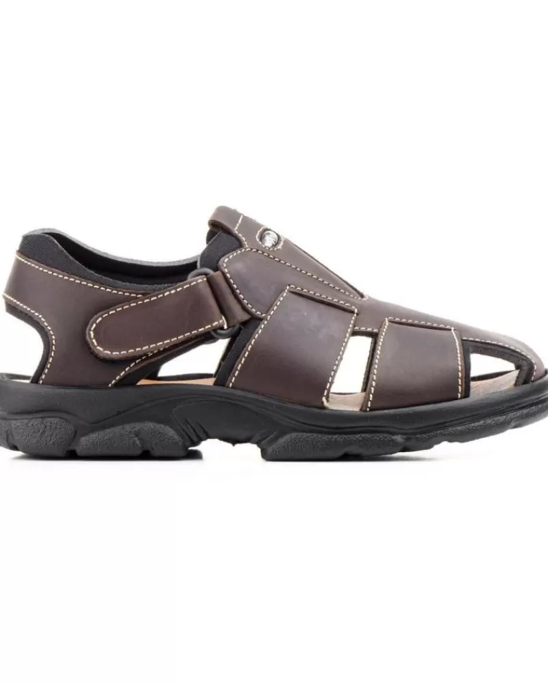 Man LA VIDA ROSA Man Sandals Sandalia Plana Marron