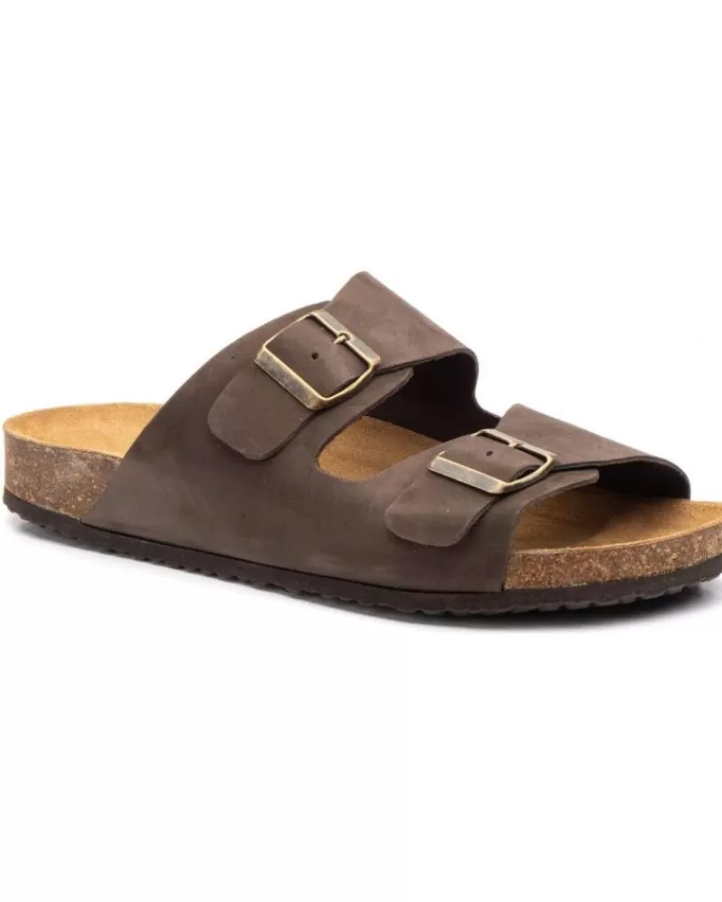 Man LA VIDA ROSA Man Sandals Sandalia Plana Marron