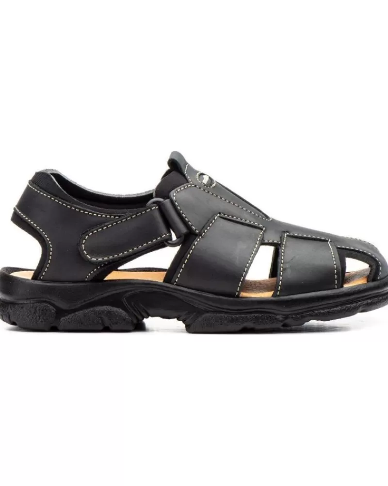 Man LA VIDA ROSA Man Sandals Sandalia Plana Negro