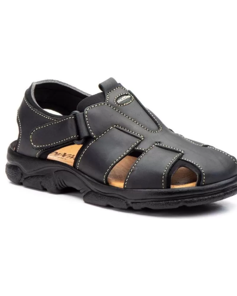 Man LA VIDA ROSA Man Sandals Sandalia Plana Negro