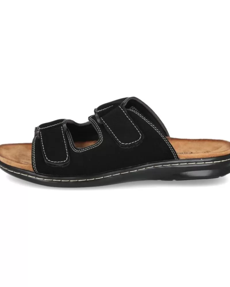 Man L&R SHOES Man Sandals L&R Shoes 19788-33 Chanclas Hombre Negro