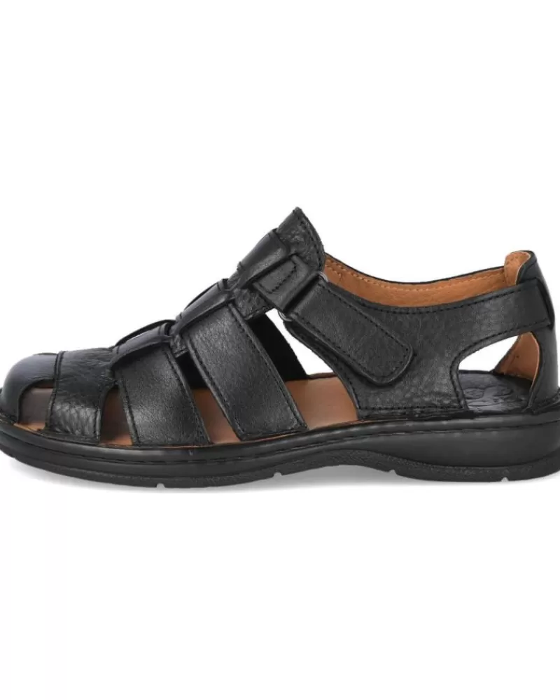 Man L&R SHOES Man Sandals L&R Shoes Lr Shoes 5800 Sandalias Hombre Negro