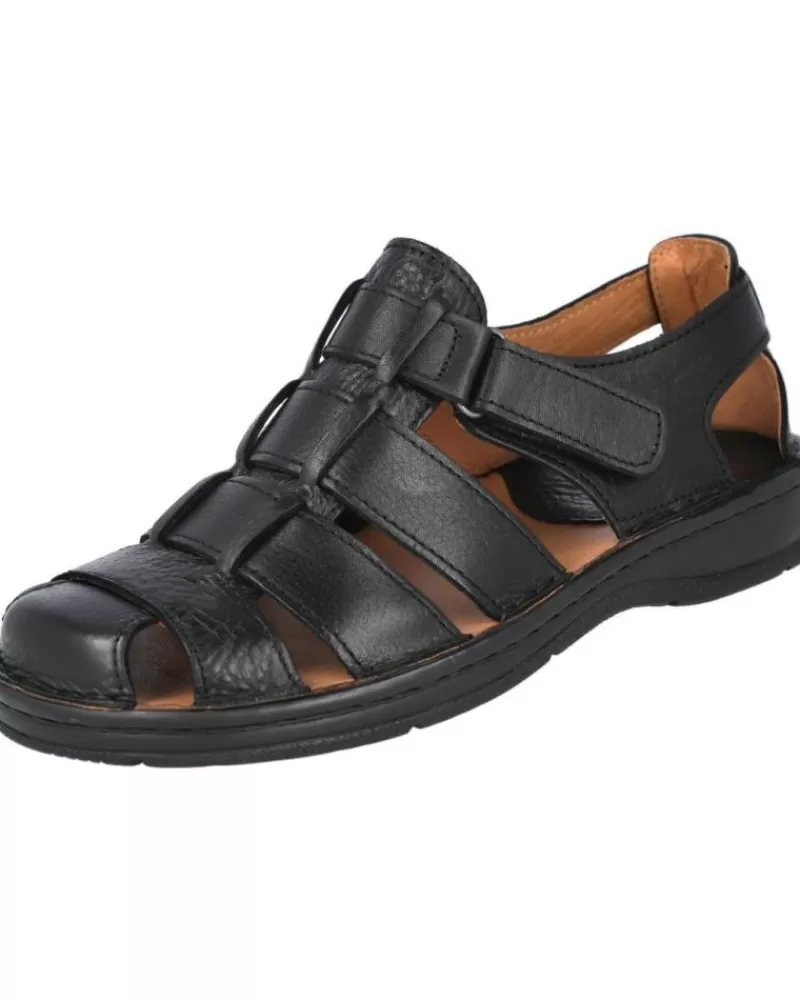 Man L&R SHOES Man Sandals L&R Shoes Lr Shoes 5800 Sandalias Hombre Negro