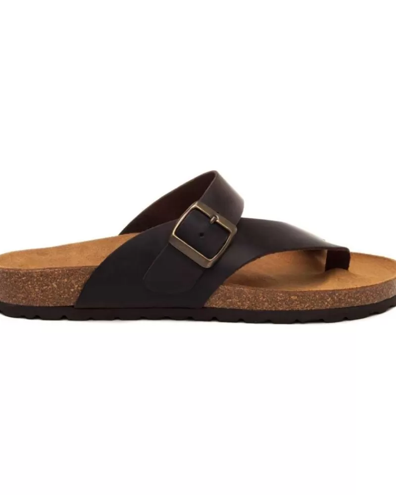 Man PURAPIEL Man Sandals Biosalud4M22 Brown