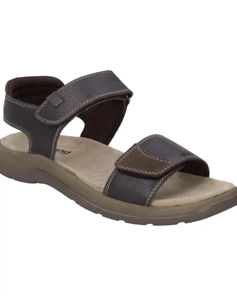 Man WESTLAND Man Sandals Alsace-02 Piel Marron