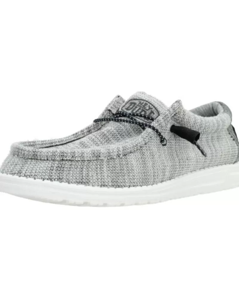 Man HEY DUDE Man Shoes 40025H Gris