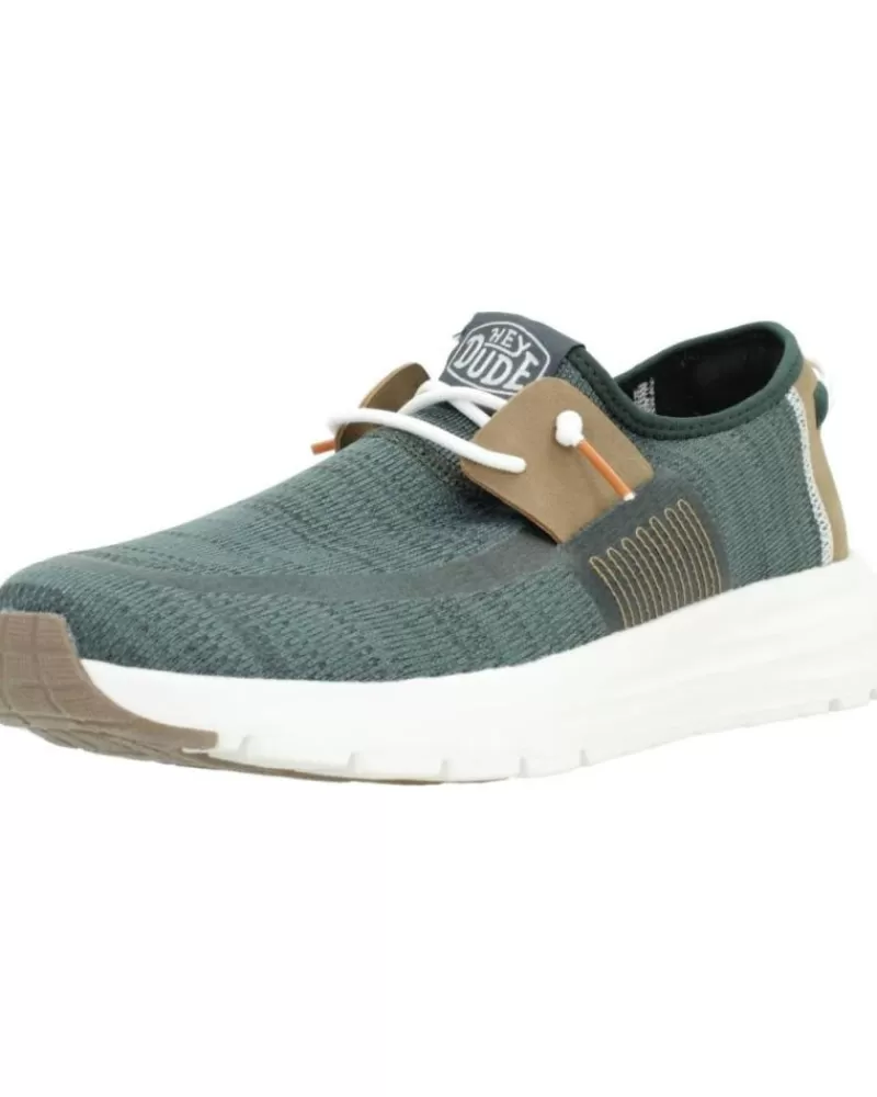 Man HEY DUDE Man Shoes 40140H Verde