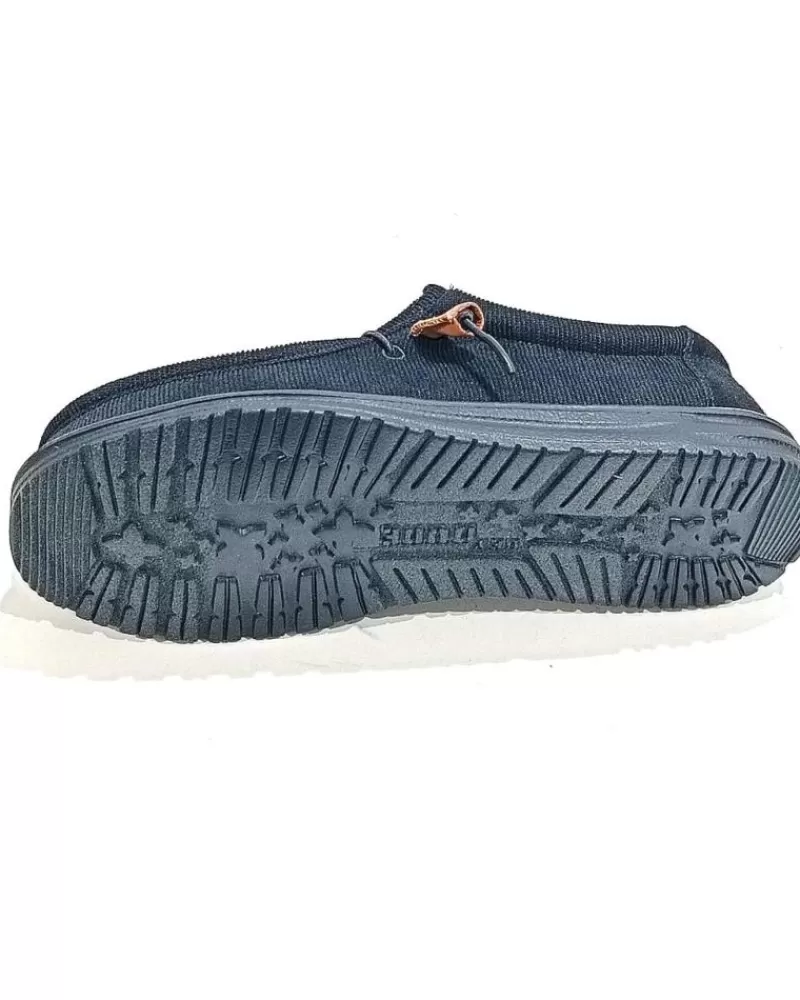 Man HEY DUDE Man Shoes Zapatilla De Lona Con Suela De Goma Negro