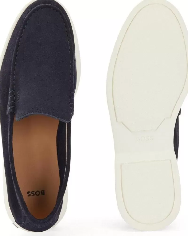 Man HUGO BOSS Man Shoes 50471122 Dark Blue Azul