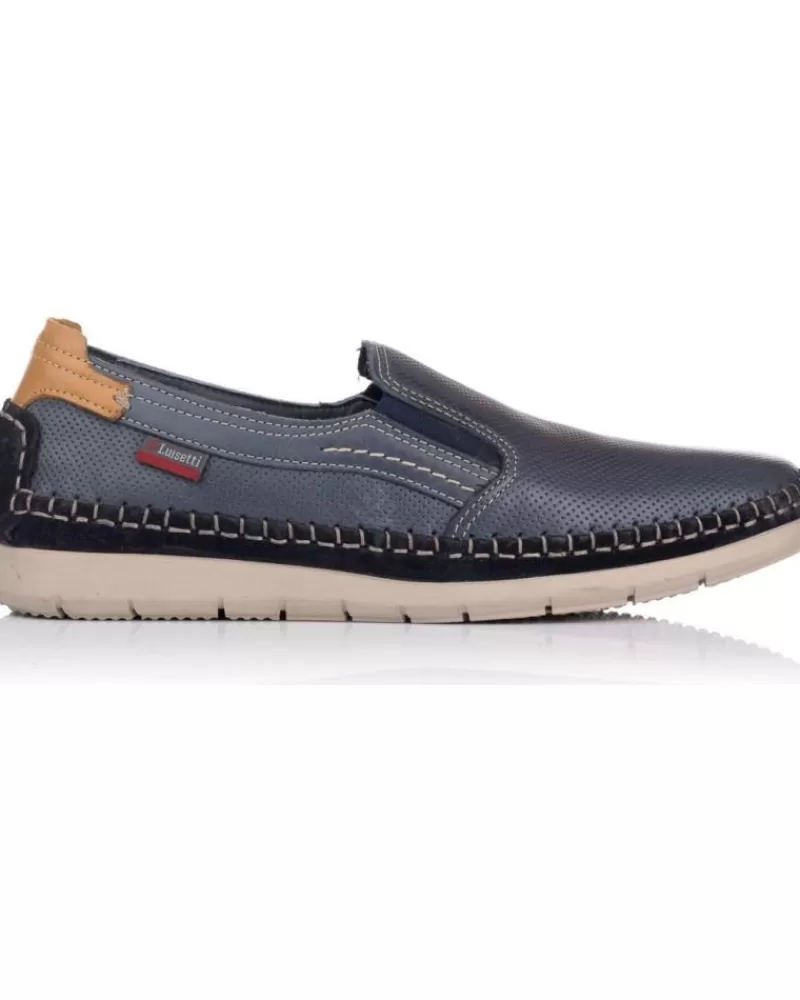Man LUISETTI Man Shoes Zapatos De Sport 29505 Marino Azul