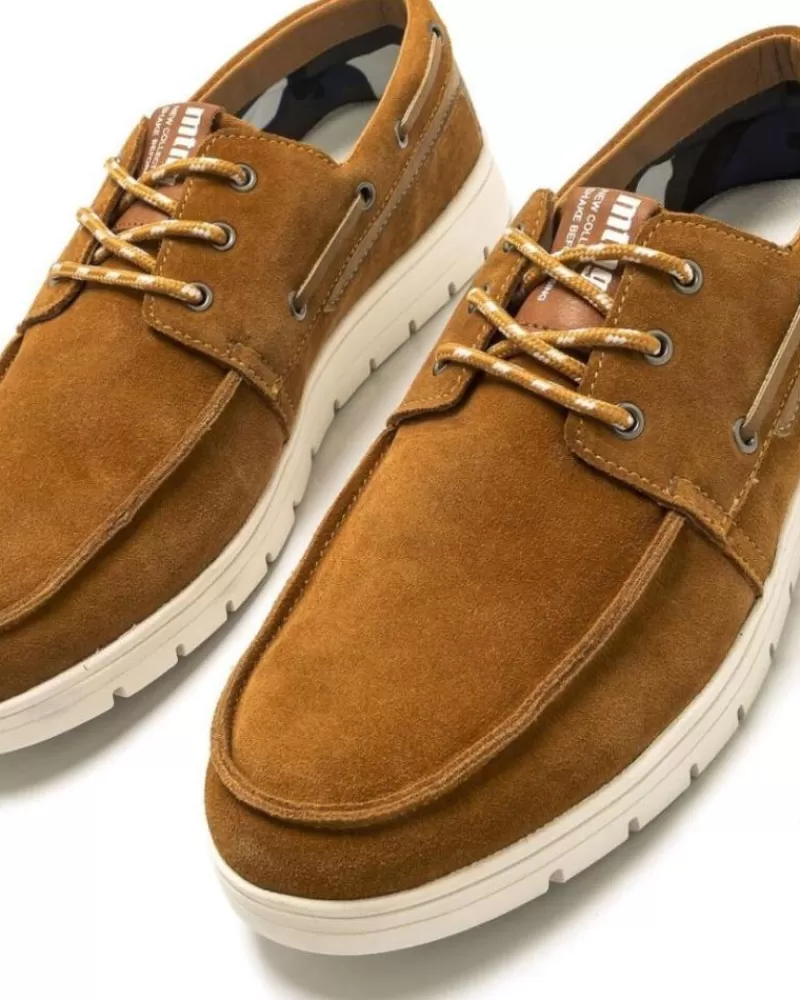 Man MTNG Man Shoes Zapato Piel Cordon Denver Mustang Negro