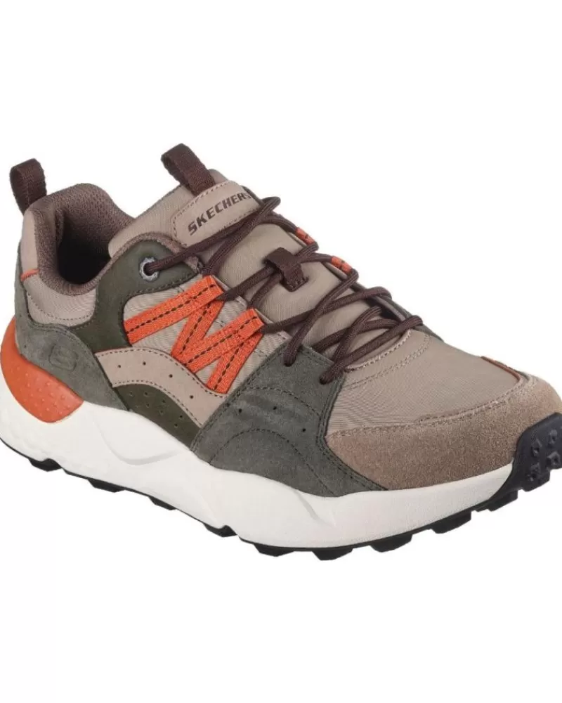 Man SKECHERS Man Shoes Deportiva 210555 Beige