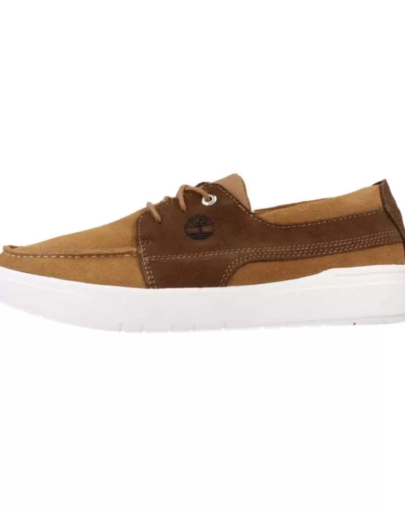 Man TIMBERLAND Man Shoes Seneca Bay Boat Marron