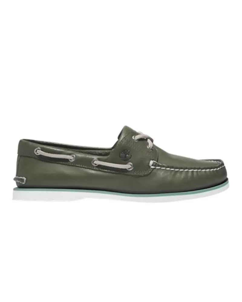 Man TIMBERLAND Man Shoes Zapatos Primavera Verano Nautico Kaki Tb0A2Grc Verde