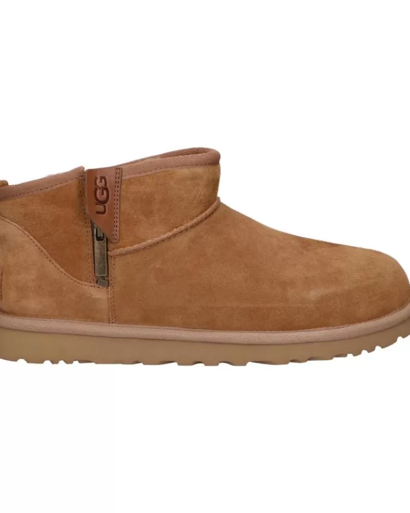 Man UGG Man 1143984 Classic Ultra Mini Zip Cogs Chestnut