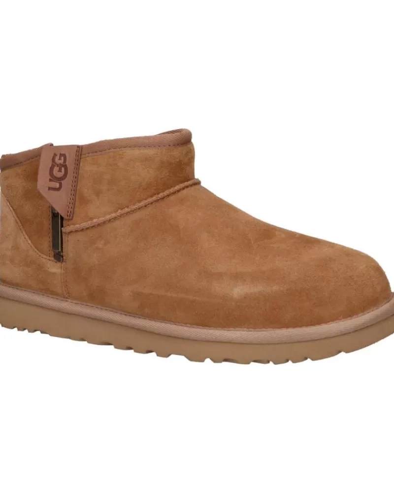 Man UGG Man 1143984 Classic Ultra Mini Zip Cogs Chestnut