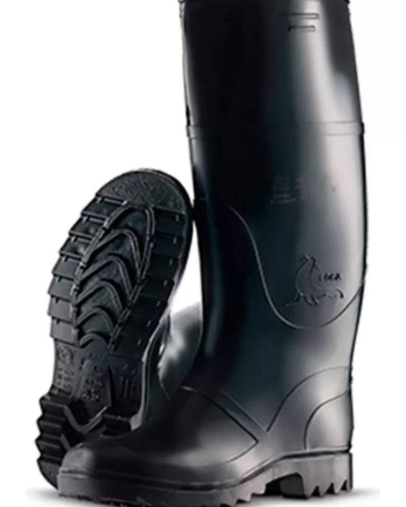 Man L&R SHOES Man Wellington Boots L&R Shoes Mavinsa Rain Alta Botas De Agua Unisex Negro