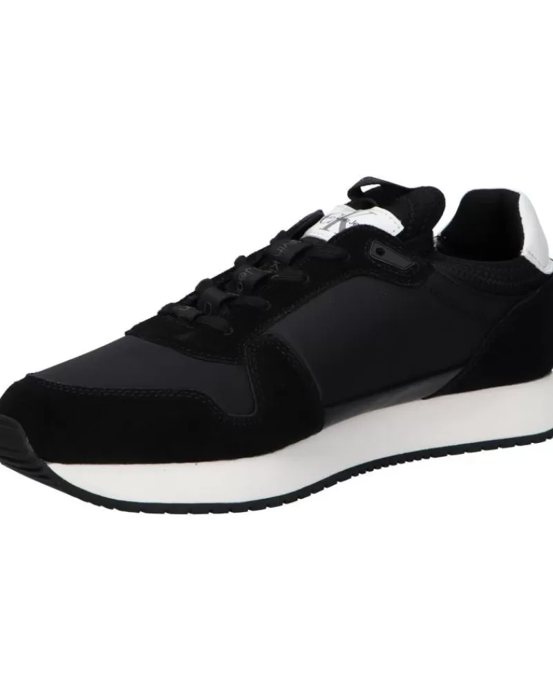 Man CALVIN KLEIN Man Zapatillas Deporte Ym0Ym00553 Sock Laceup 0Gq Black-Bright White