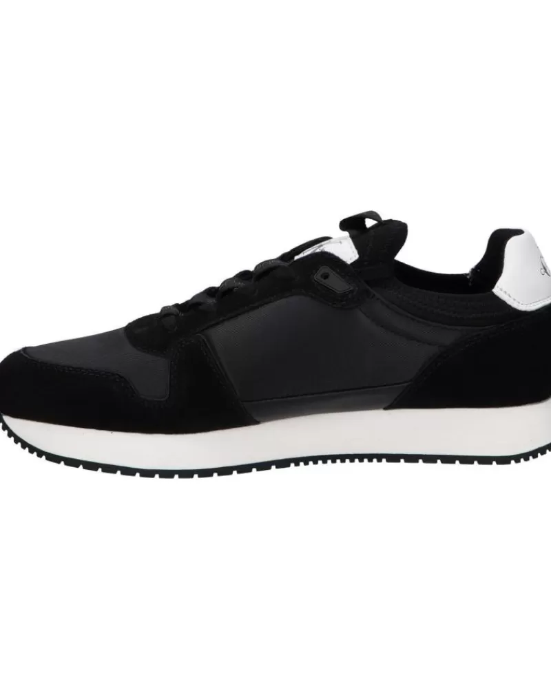Man CALVIN KLEIN Man Zapatillas Deporte Ym0Ym00553 Sock Laceup 0Gq Black-Bright White