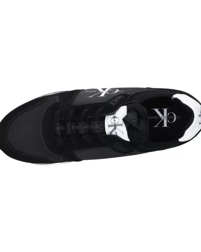 Man CALVIN KLEIN Man Zapatillas Deporte Ym0Ym00553 Sock Laceup 0Gq Black-Bright White