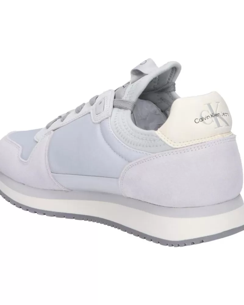 Man CALVIN KLEIN Man Zapatillas Deporte Ym0Ym00553 Sock Laceup Psx Oyster Mushroom