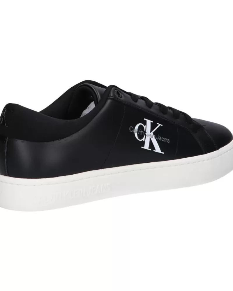 Man CALVIN KLEIN Man Zapatillas Deporte Ym0Ym00864 Classic Cupsole 0Gm Black-Bright White
