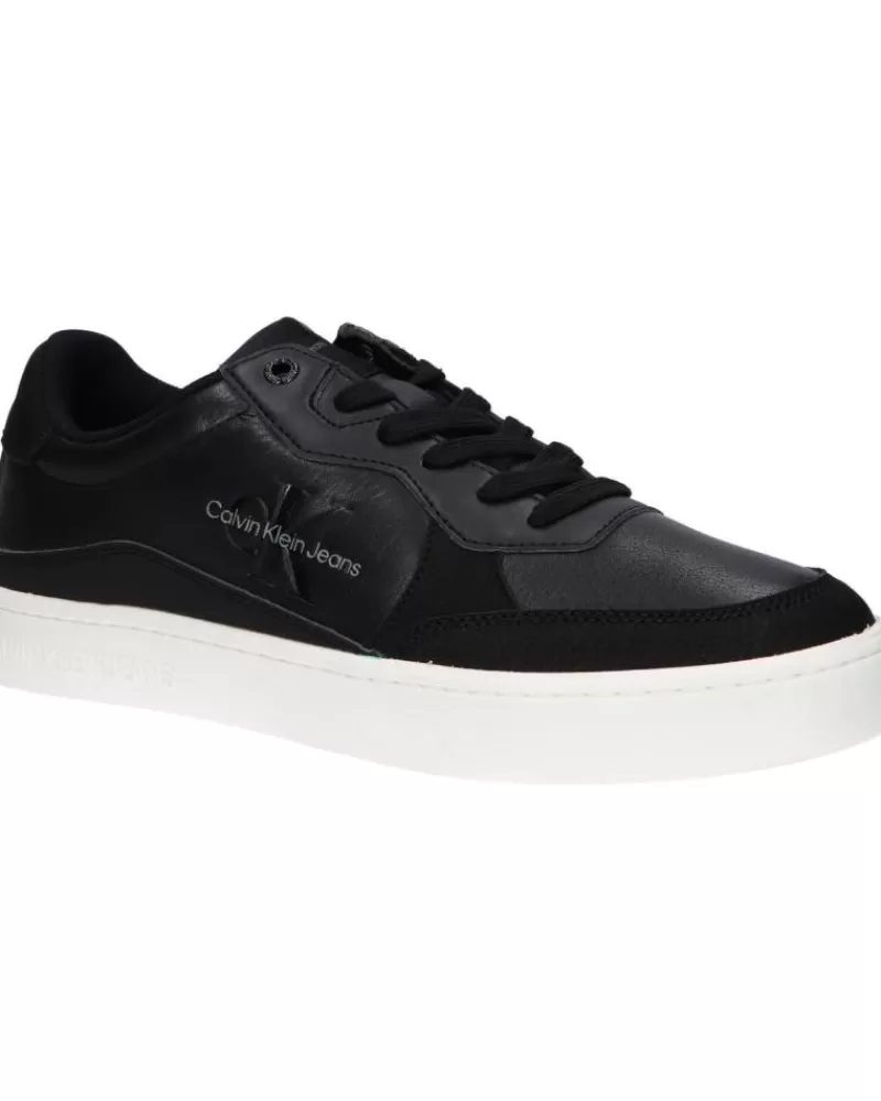 Man CALVIN KLEIN Man Zapatillas Deporte Ym0Ym00885 Classic Cupsole 0Gm Black-Bright White