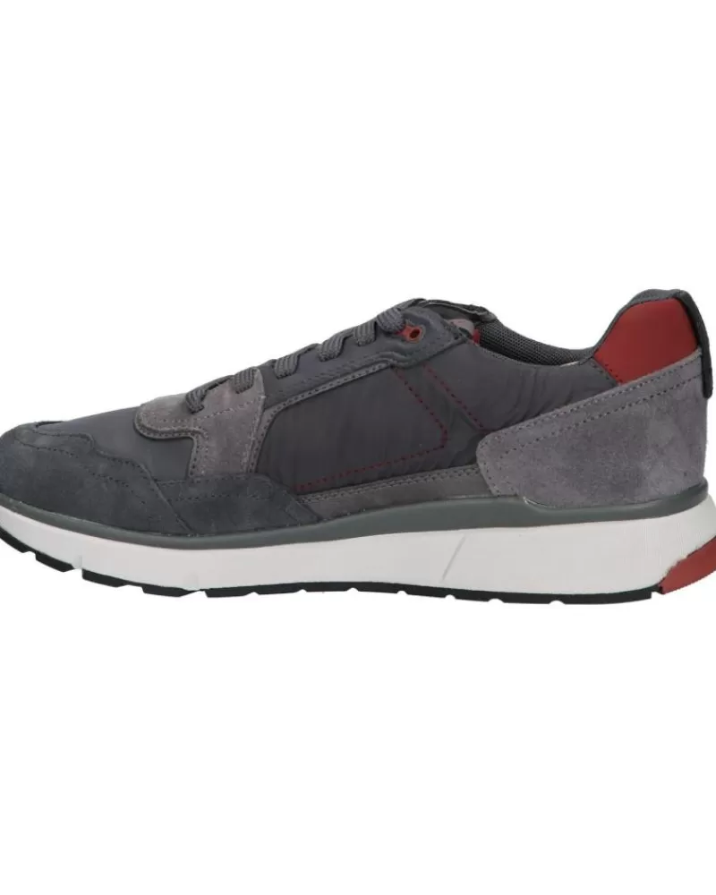 Man GEOX Man Zapatillas Deporte U16Dqa 022Fu U Dolomia C9A7M Anthracite-Dk Red