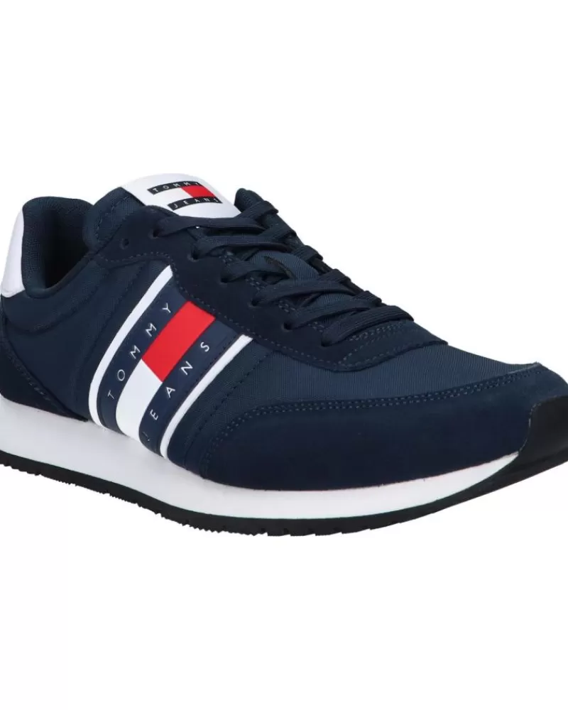 Man TOMMY HILFIGER Man Zapatillas Deporte Em0Em01351 Runner Casual Ess C1G Dark Night Navy