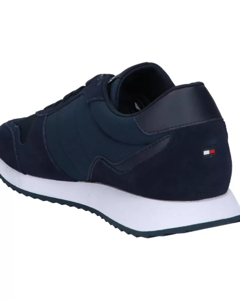 Man TOMMY HILFIGER Man Zapatillas Deporte Fm0Fm04886 Runner Evo Mix Ess Dw5 Desert Sky