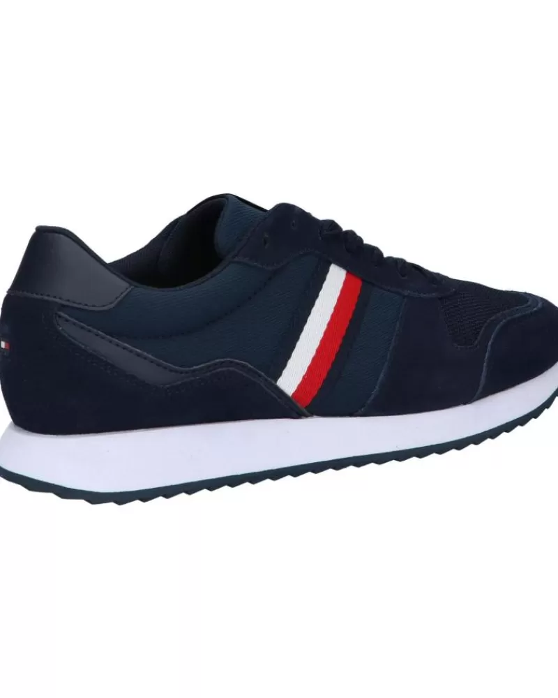 Man TOMMY HILFIGER Man Zapatillas Deporte Fm0Fm04886 Runner Evo Mix Ess Dw5 Desert Sky