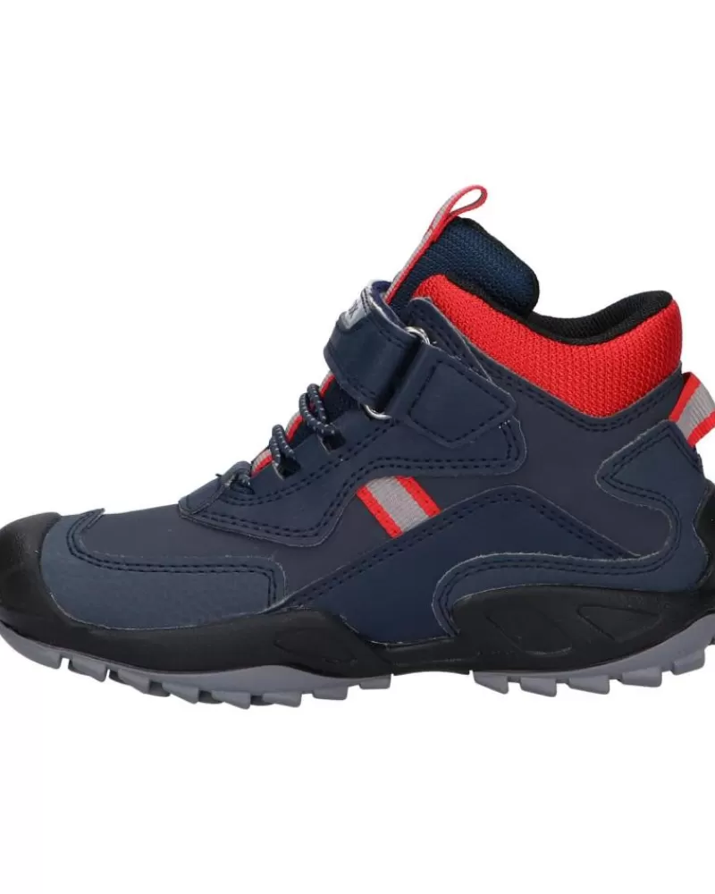 Woman GEOX Woman And Boy Mid Boots J261Wb 0Cebu J New Savage C0735 Navy-Red