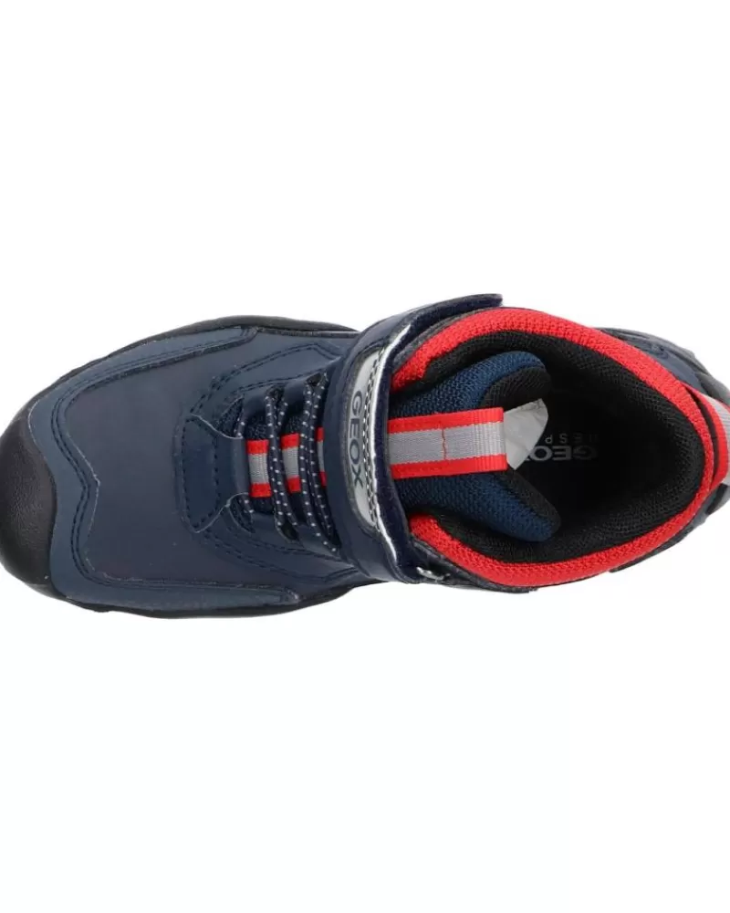 Woman GEOX Woman And Boy Mid Boots J261Wb 0Cebu J New Savage C0735 Navy-Red