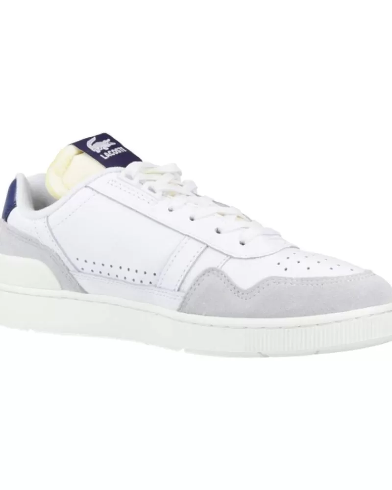 Boy LACOSTE Sports Shoes-Woman And Boy Trainers T-Clip 223 5 Sfa Blanco