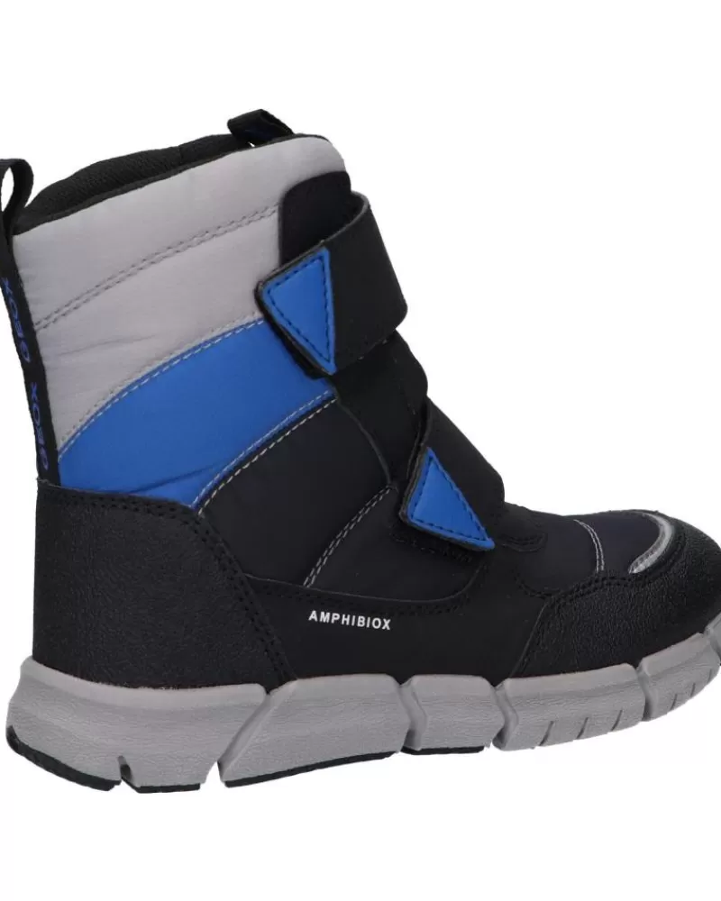 Woman GEOX Woman And Girl And Boy Boots J169Xc 0Fu50 J Flexyper Boy B Abx C0455 Black-Royal